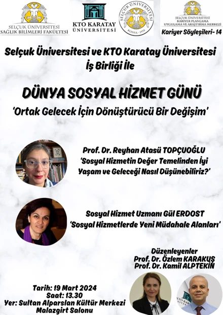 Dünya Sosyal Hizmet Günü Programı